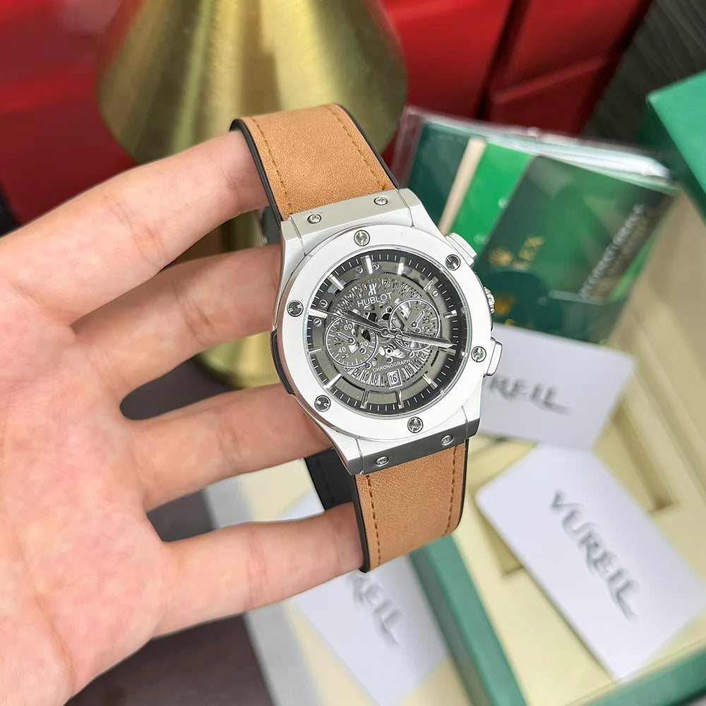 Hublot - 40mm - Leather Straps