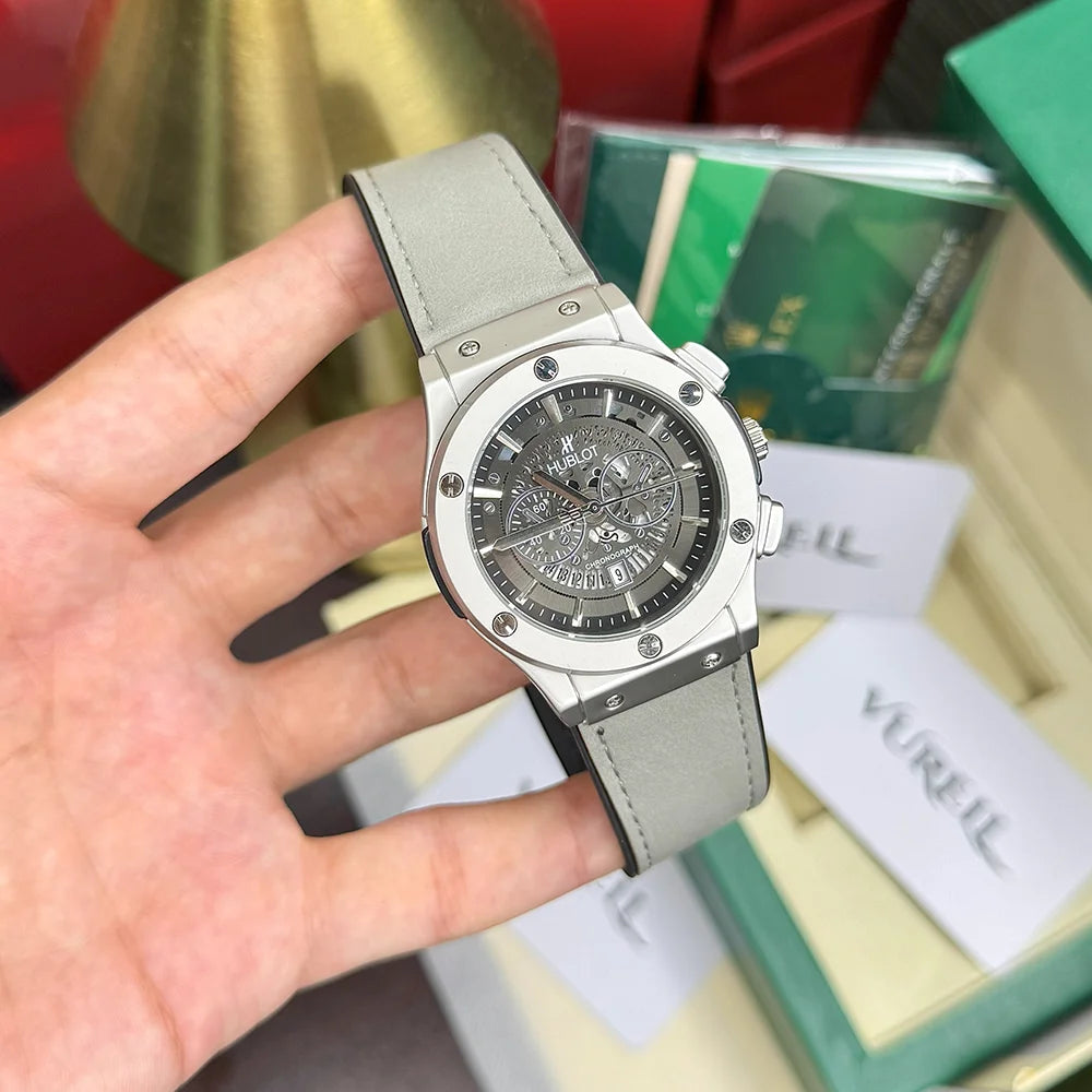 Hublot - 40mm - Leather Straps