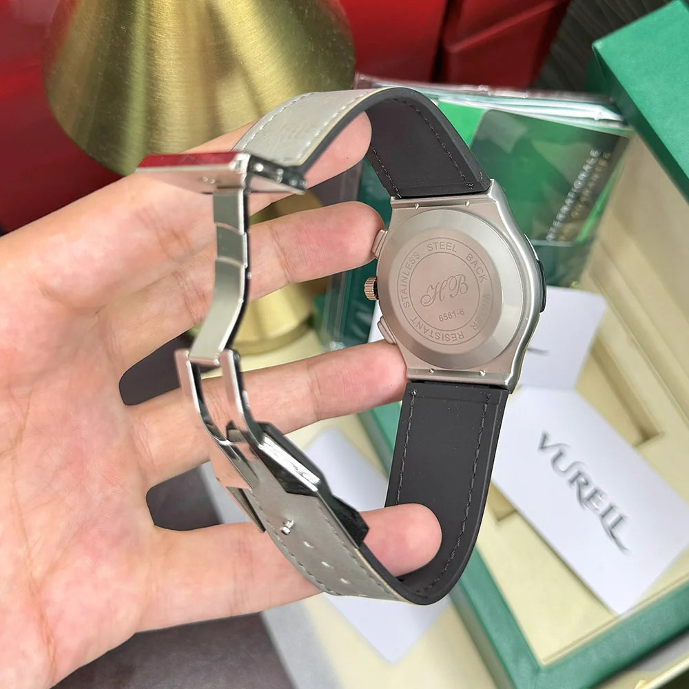 Hublot - 40mm - Leather Straps