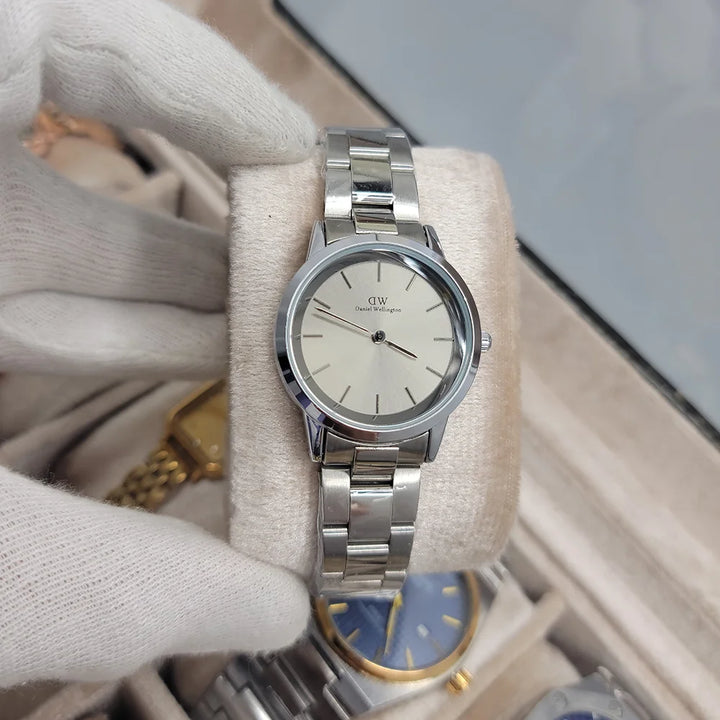 DW Watch Silver Color