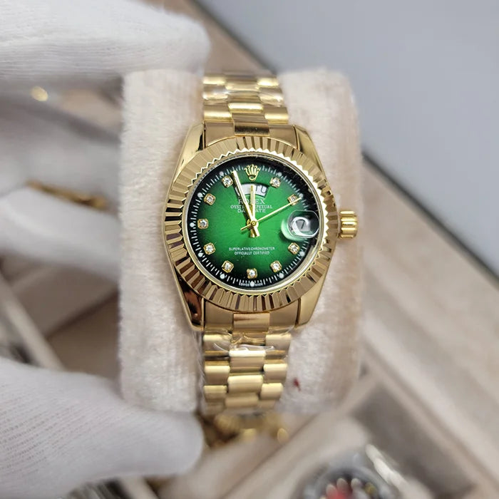 RLX Day Date Golden (Green Dial)