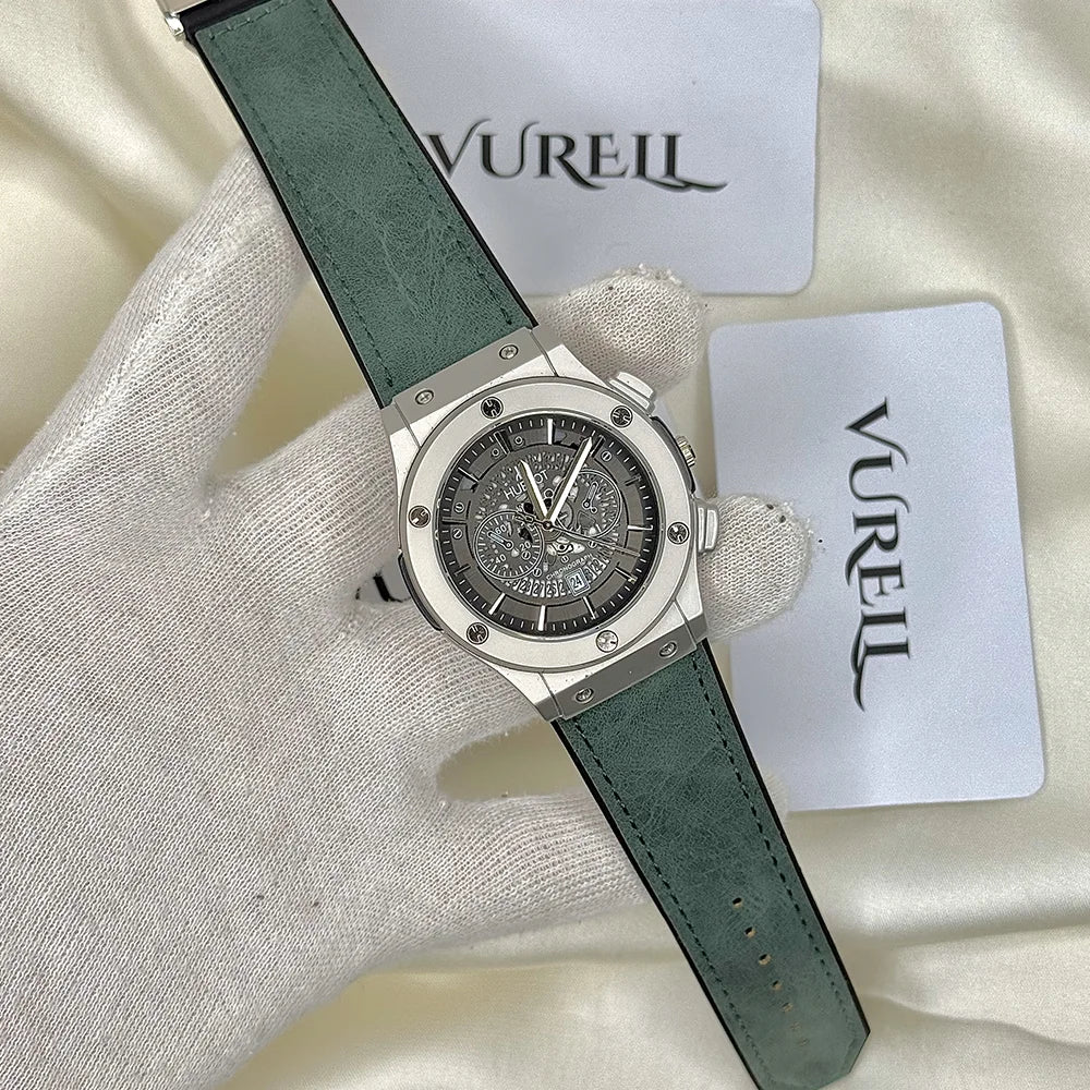 Hublot - 40mm - Leather Straps