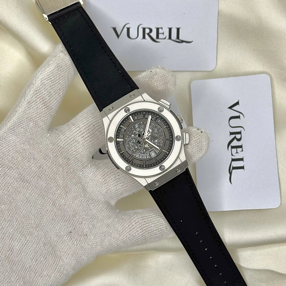 Hublot - 40mm - Leather Straps