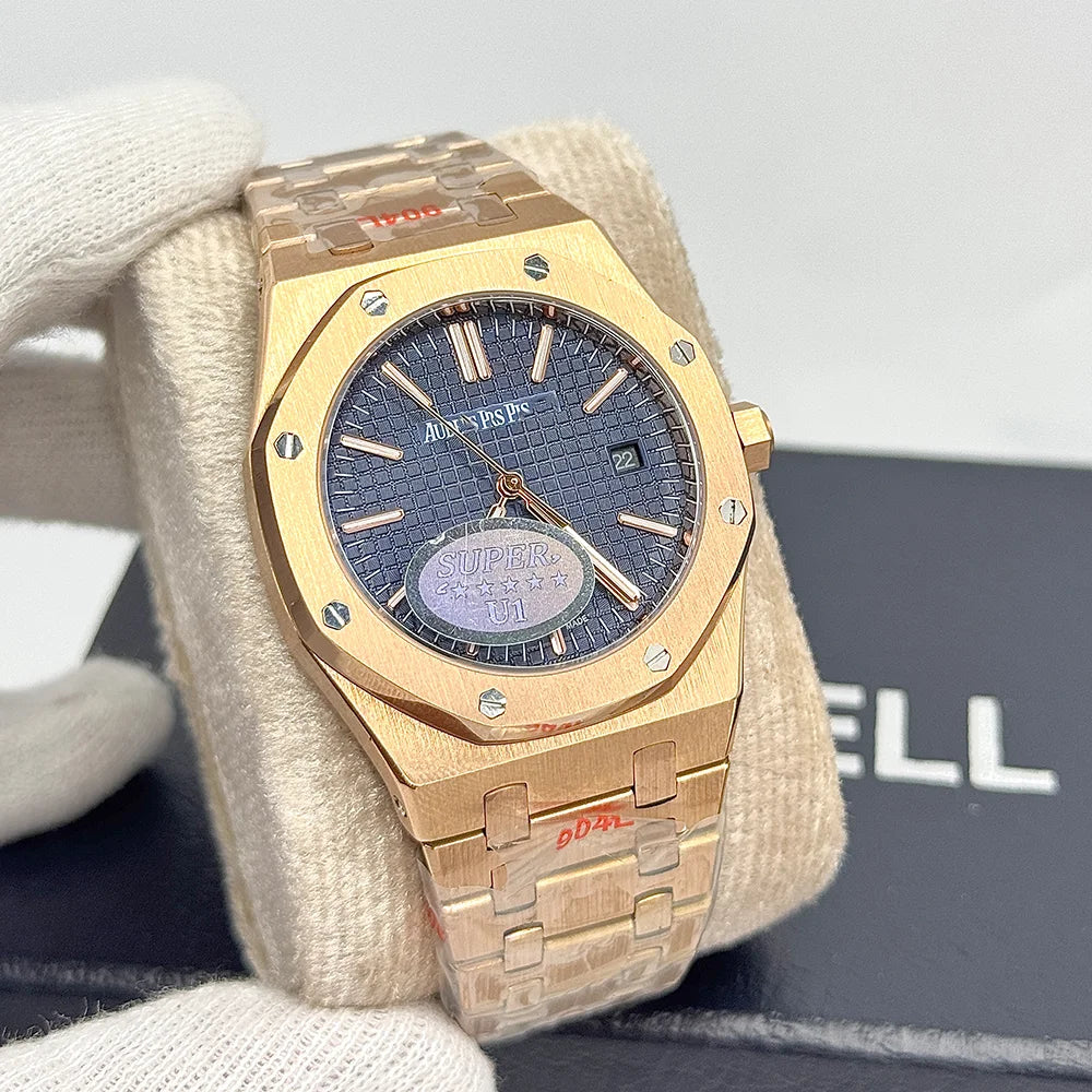 AP Auto (Rose gold Blue Dial)