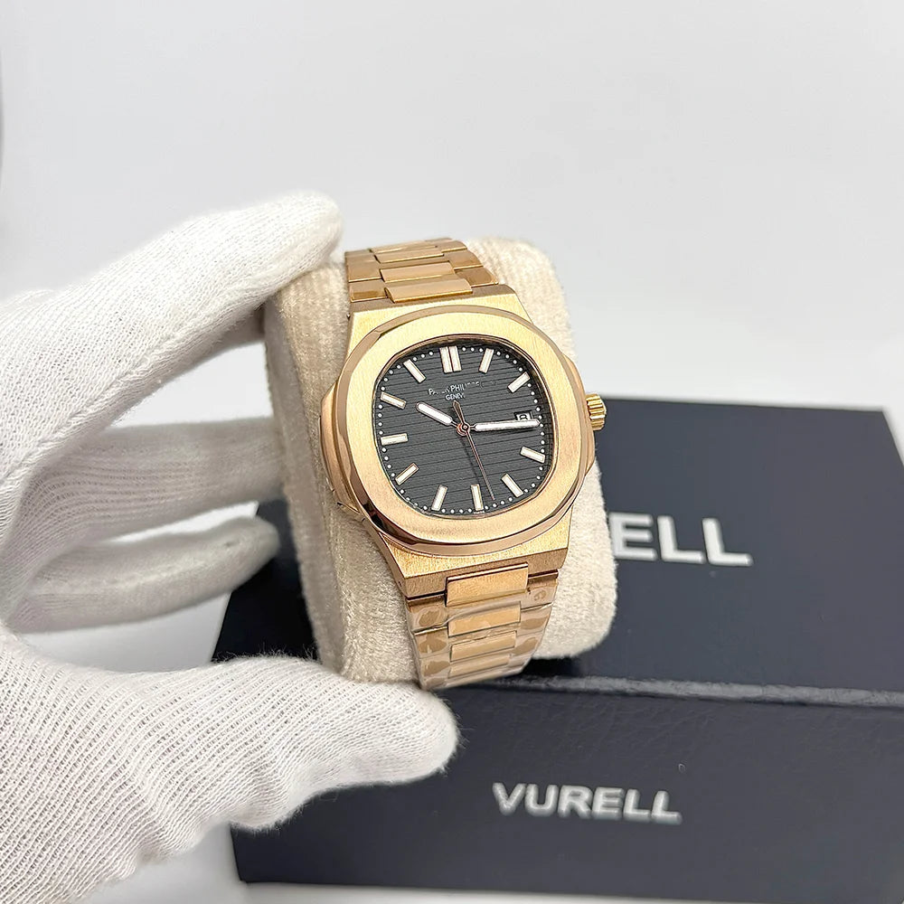 PP Auto (Rose gold Black Dial)