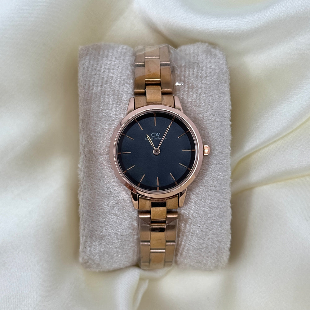 DW Watch Rose Gold (Black Dial)