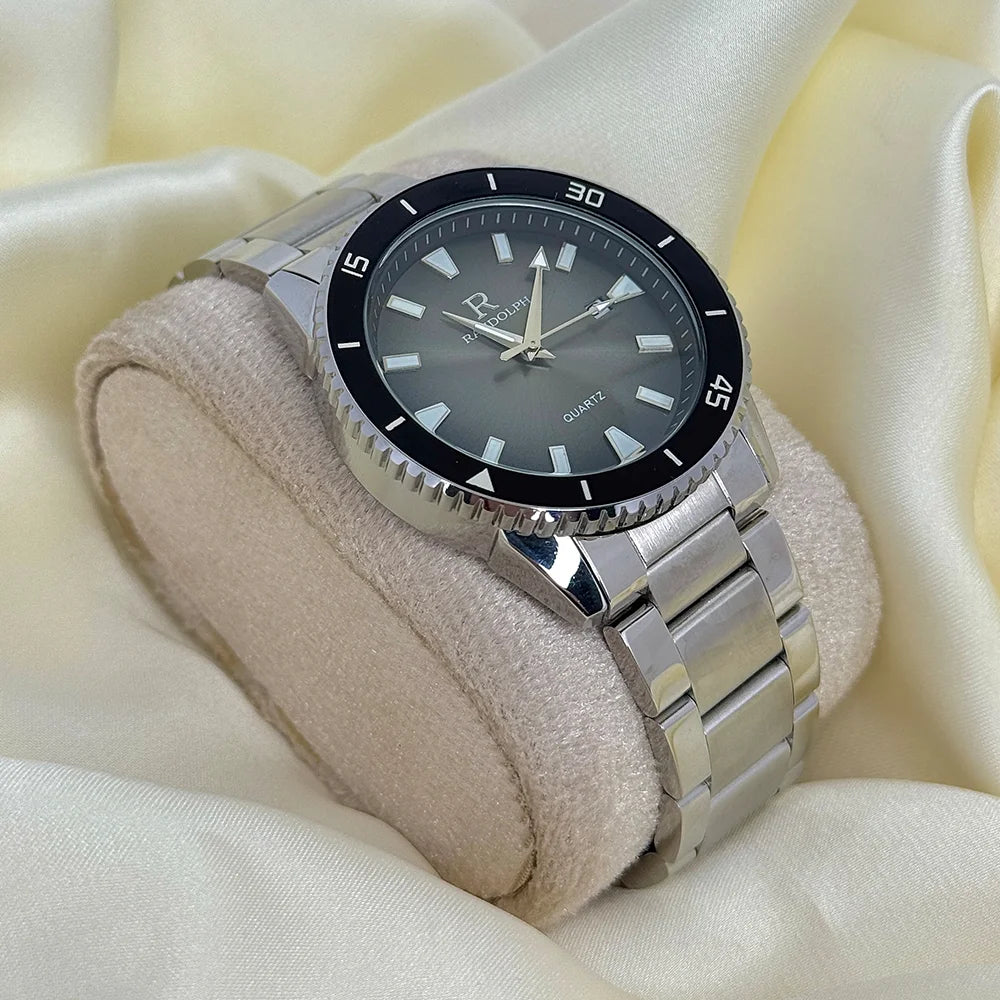 Randolph Silver (Black Dial)