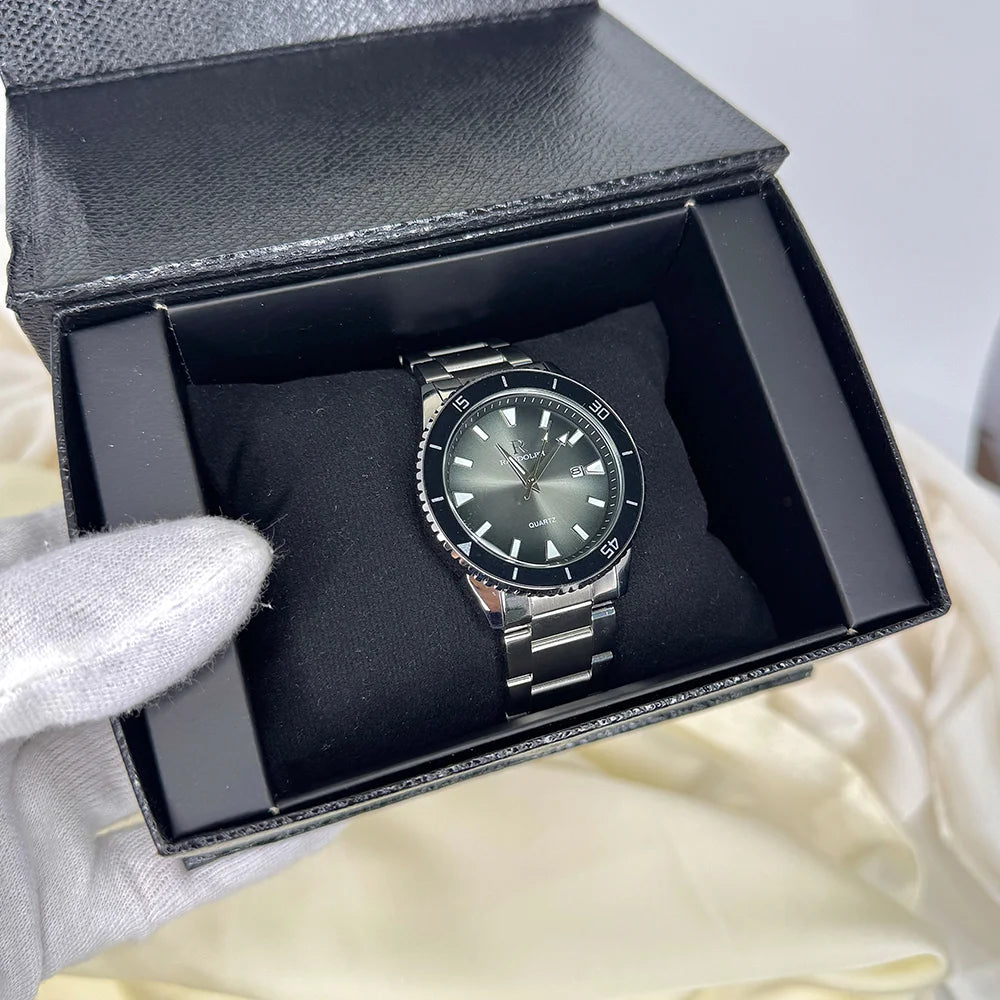 Randolph Silver (Black Dial)