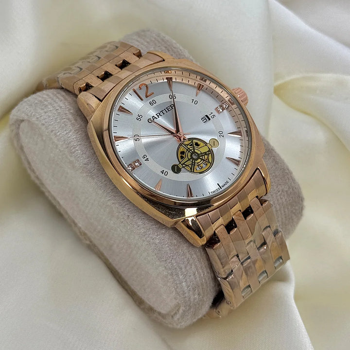 Cartier Rose Gold (White Dial)