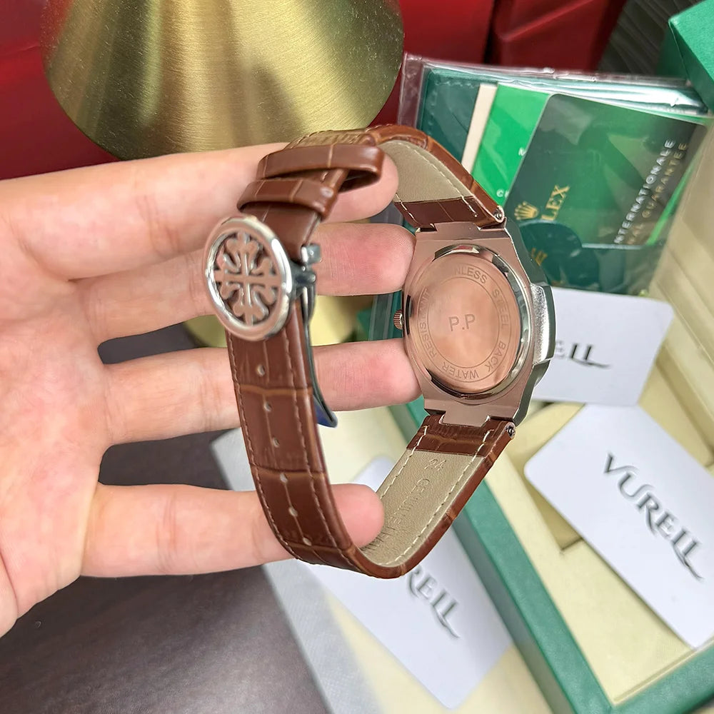Patek Philippe - 39mm - Leather Straps
